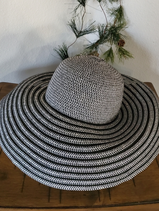 Daniele Meucci Accessories - Daniele Meucci Italy Wide Brim Straw Sun Hat Striped Floppy BEACH Vacation